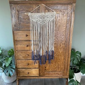 Waterfall macrame wall hanging